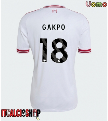 Liverpool Cody Gakpo #18 Seconda Maglia 2026-27 Manica Corta